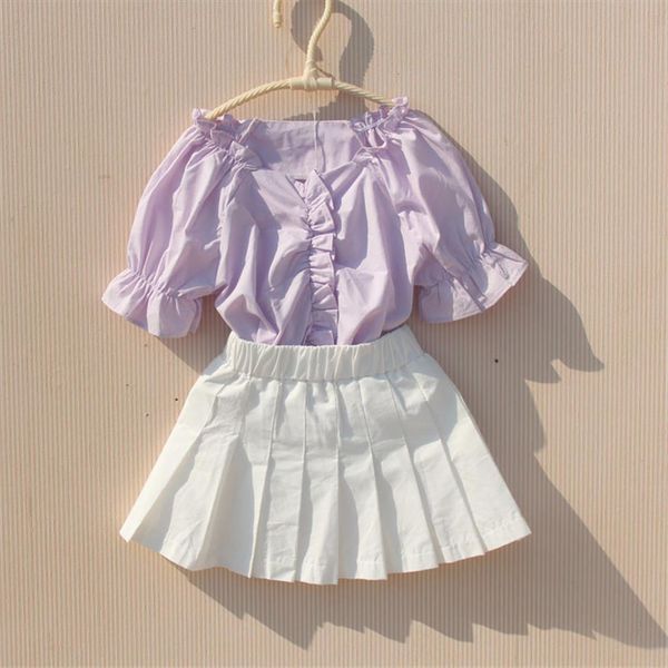 3 16 years girls shirt cotton ruffle sleeve blouse for teenage fashion children summer purple short shirts clothes, White;black
3 16 years girls shirt cotton ruffle sleeve blouse for teenage fashion children summer purple short shirts clothes, White;black