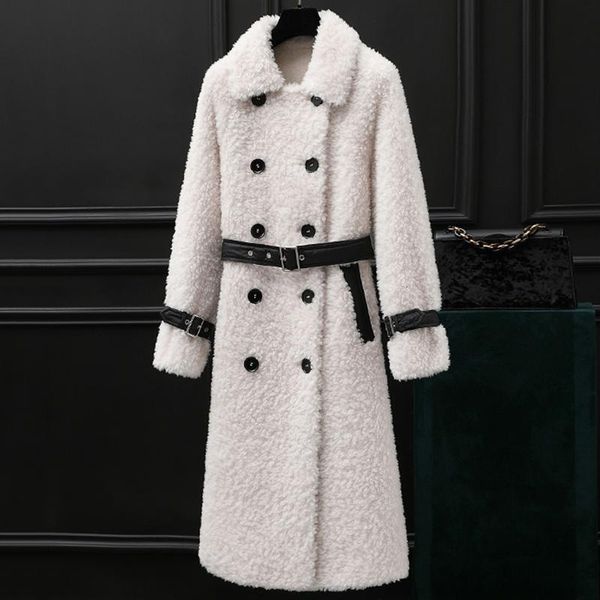 2021 real winter granular sheared sheep long female warm casual wool fur coats with stripes t206 jxla, Black
2021 real winter granular sheared sheep long female warm casual wool fur coats with stripes t206 jxla, Black