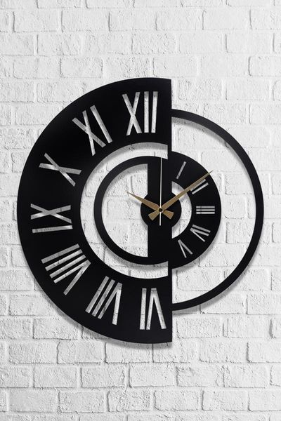 wall clocks muyika design ruota metal clock 50cm/19.70in home decor, modern decoration, art, silent mechanism