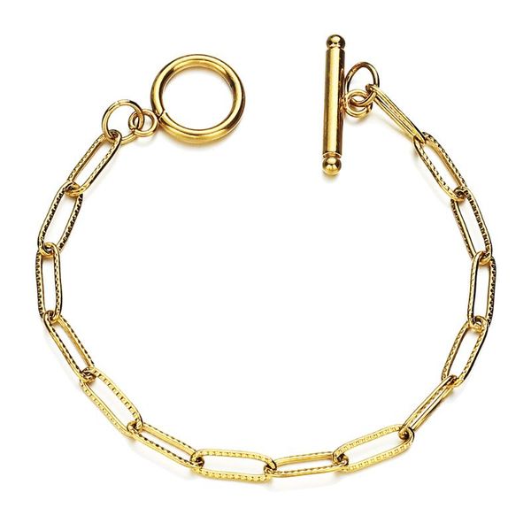 charm bracelets stainless steel bump paper clip link chain for women toggle hip hop jewelry, Golden;silver
charm bracelets stainless steel bump paper clip link chain for women toggle hip hop jewelry, Golden;silver