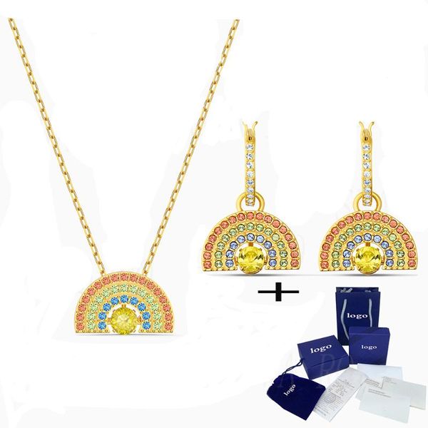 wedding jewelry sets 2021 classic beautiful rainbow ladder dance ladies necklace seth presents romantic bride birthday gift, Slivery;golden
wedding jewelry sets 2021 classic beautiful rainbow ladder dance ladies necklace seth presents romantic bride birthday gift, Slivery;golden