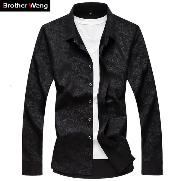 2021 autumn new men slim business casual dark flower long sleeve shirt male plus size brand clothes black navy red purple w3mb, White;black
2021 autumn new men slim business casual dark flower long sleeve shirt male plus size brand clothes black navy red purple w3mb, White;black