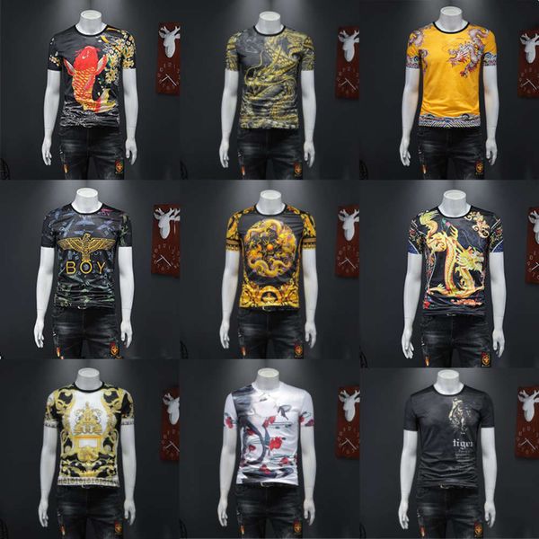 men's short sleeve t-shirt ice animal 3d pattern 2020 new print young men's social men's top, White;black
men's short sleeve t-shirt ice animal 3d pattern 2020 new print young men's social men's top, White;black