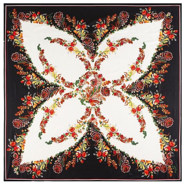 scarves hi-q 100% silk twill scarf woman 130cm butterfly flowers pattern kerchief turban soft silky lady hair, Blue;gray
scarves hi-q 100% silk twill scarf woman 130cm butterfly flowers pattern kerchief turban soft silky lady hair, Blue;gray