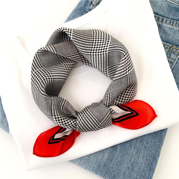 scarves luxury 100% silk square scarf women plaid neck hairband accessories wraps foulard lady neckerchief bandana 2021, Blue;gray
scarves luxury 100% silk square scarf women plaid neck hairband accessories wraps foulard lady neckerchief bandana 2021, Blue;gray