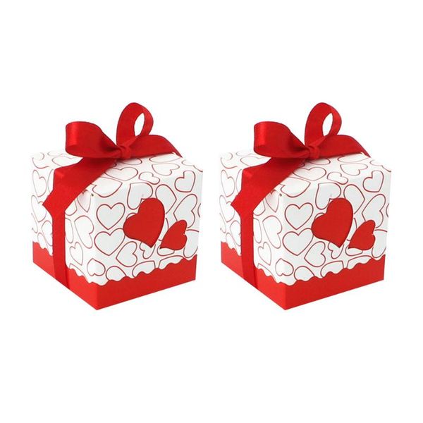 50pcs hearts design candy boxes square chocolate boxes gift container with ribbon for wedding (red)
50pcs hearts design candy boxes square chocolate boxes gift container with ribbon for wedding (red)