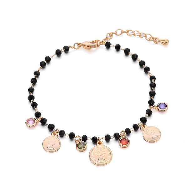 charm bracelets bohemia coins bracelet colorful zircon crystal beaded chain round queen portrait for women trendy jewelry, Golden;silver
charm bracelets bohemia coins bracelet colorful zircon crystal beaded chain round queen portrait for women trendy jewelry, Golden;silver