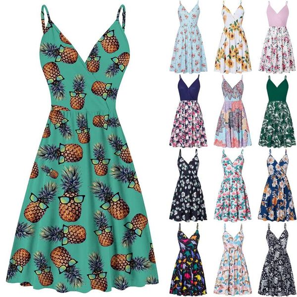 casual dresses women's bohemian summer beach dress ladies suspender mid-length temperament fashion print vestidos, Black;gray
casual dresses women's bohemian summer beach dress ladies suspender mid-length temperament fashion print vestidos, Black;gray