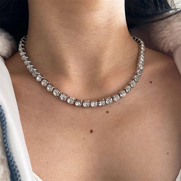chokers fashion jewelry accessories luxury rhinestone choker necklace for women temperament collar mujer birthday gifts, Golden;silver
chokers fashion jewelry accessories luxury rhinestone choker necklace for women temperament collar mujer birthday gifts, Golden;silver