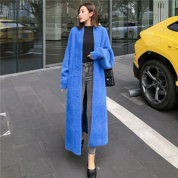 2021 new women autumn winter imitation mink cashmere coat female thick warm loose casual sweaters bat sleeve knit long outwear n218rcha, White;black
2021 new women autumn winter imitation mink cashmere coat female thick warm loose casual sweaters bat sleeve knit long outwear n218rcha, White;black