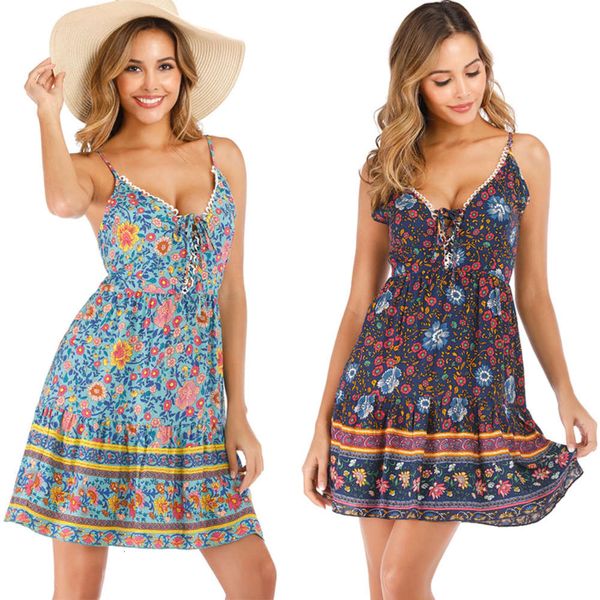 2019 lace print dress for women, Gray
2019 lace print dress for women, Gray