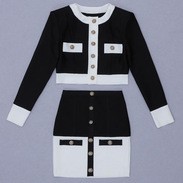 women's two piece pants prepomp 2021 winter 2 suit patchwork black white o-neck long sleeve pocket button mini hip skirt female set gc9
women's two piece pants prepomp 2021 winter 2 suit patchwork black white o-neck long sleeve pocket button mini hip skirt female set gc9
