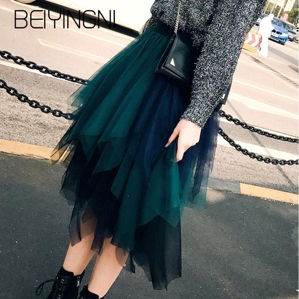 skirts beiyingni tulle womens dance tutu skirt elastic high waist pleated midi jupe saia faldas vintage party, Black
skirts beiyingni tulle womens dance tutu skirt elastic high waist pleated midi jupe saia faldas vintage party, Black