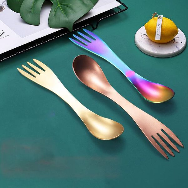 spoons creative one-piece dual-use dinnerware double-headed spoon fork multifunctional portable tableware camping picnic kitchen
spoons creative one-piece dual-use dinnerware double-headed spoon fork multifunctional portable tableware camping picnic kitchen