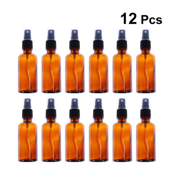 storage bottles & jars 12pcs 50ml portable dispensers bottle liquid brown empty spray refillable mist atomizer for travel
storage bottles & jars 12pcs 50ml portable dispensers bottle liquid brown empty spray refillable mist atomizer for travel