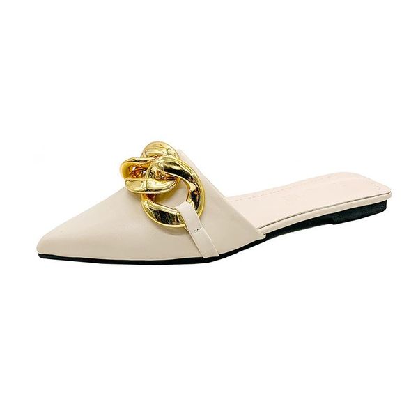 slippers baotou half women 2021 outer wear trendy pointed toe lazy flat muller women's shoes, Black
slippers baotou half women 2021 outer wear trendy pointed toe lazy flat muller women's shoes, Black