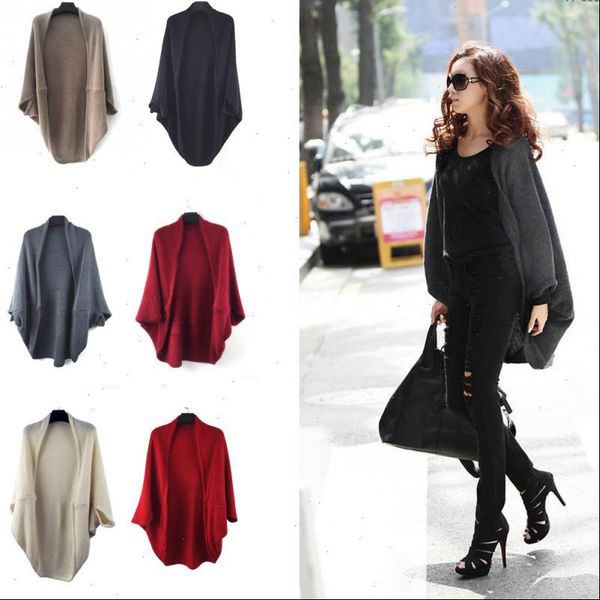 fasion women temperament oversized batwing sleeve knitted sweater loose cardigan outwear coat drop shipping high quality, White;black
fasion women temperament oversized batwing sleeve knitted sweater loose cardigan outwear coat drop shipping high quality, White;black