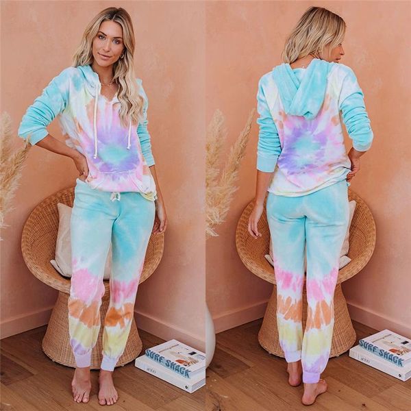 women's tracksuits tie dye tracksuit women two piece set spring autumn clothes 3d printed hooded sweatshirt and pants suit lounge wear, Gray
women's tracksuits tie dye tracksuit women two piece set spring autumn clothes 3d printed hooded sweatshirt and pants suit lounge wear, Gray