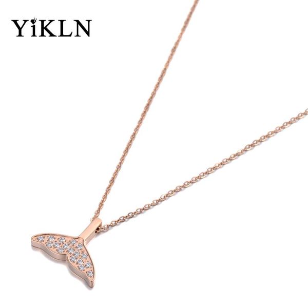 chokers yikln fashion mosaic cz crystal fish tail pendant necklaces for women titanium stainless steel choker necklace jewelry yn19140, Golden;silver
chokers yikln fashion mosaic cz crystal fish tail pendant necklaces for women titanium stainless steel choker necklace jewelry yn19140, Golden;silver