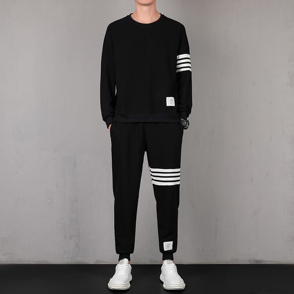 men's tracksuits brand tracksuit fashion hoodie suit sweatshirt + sweatpants spring and autumn fleece hooded pullover two-piece ap, Gray
men's tracksuits brand tracksuit fashion hoodie suit sweatshirt + sweatpants spring and autumn fleece hooded pullover two-piece ap, Gray