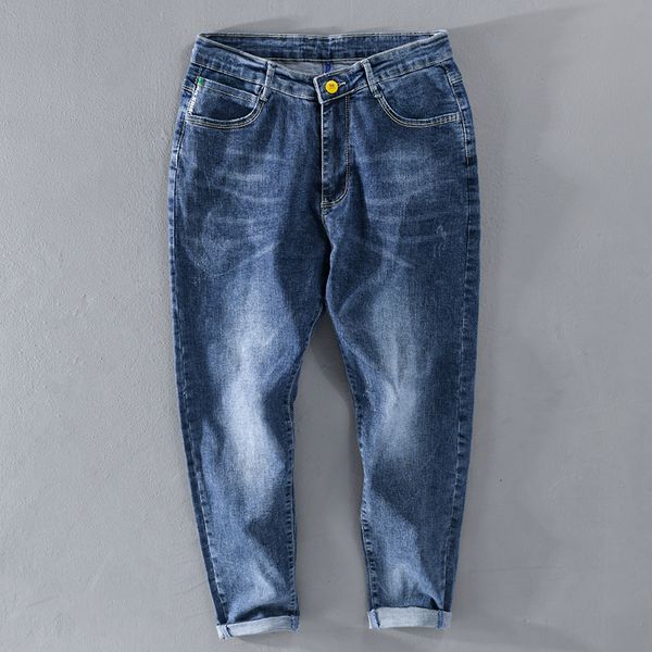 new 2021 spring and summer trendy denim trousers brand jeans for blue simple pants men cotton ankle length stretch spodnie tlty
new 2021 spring and summer trendy denim trousers brand jeans for blue simple pants men cotton ankle length stretch spodnie tlty