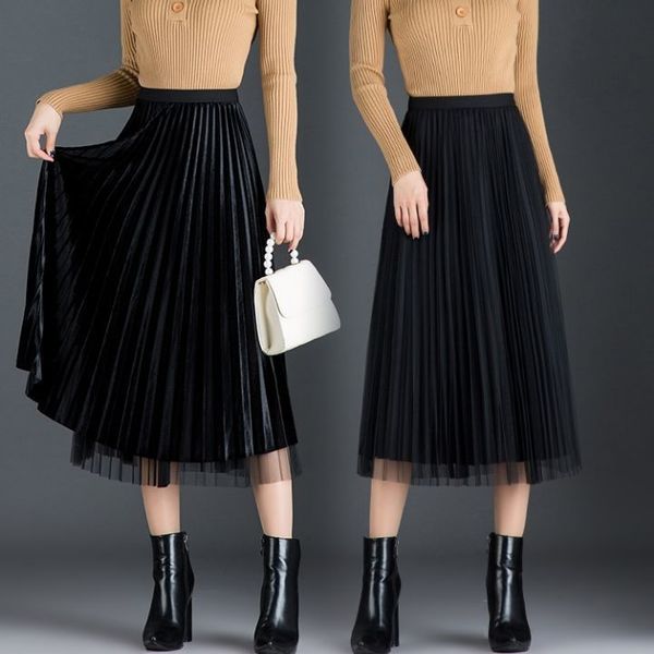autumn winter the female line soft korean liquid wire wear on both sides high elastic skirt y141 ncqm, Black
autumn winter the female line soft korean liquid wire wear on both sides high elastic skirt y141 ncqm, Black