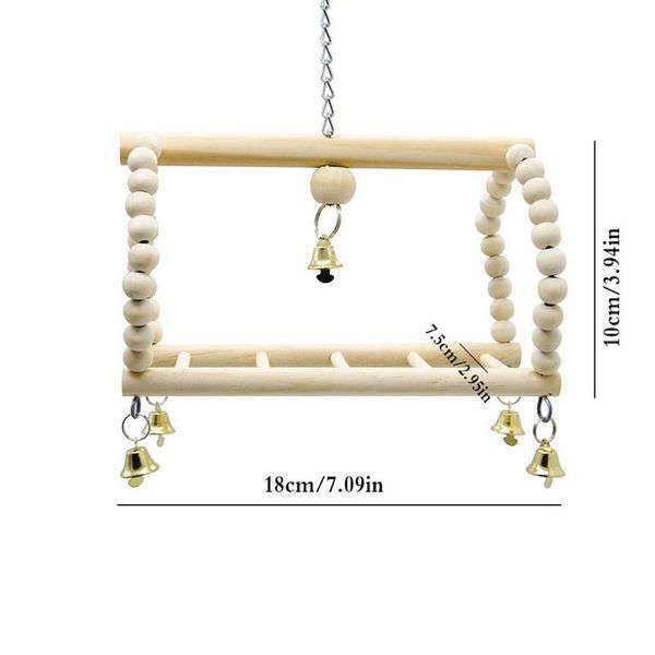 other bird supplies 7 packs parrot swing chewing toys- natural wood hanging bell cage toys suitable for small parakeets cockatiels conures
other bird supplies 7 packs parrot swing chewing toys- natural wood hanging bell cage toys suitable for small parakeets cockatiels conures