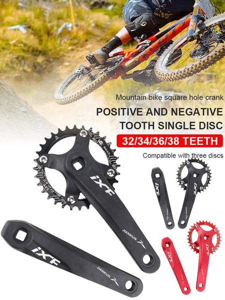 bike heels & chainwheels bicycle crankset 104bcd aluminum alloy ixf square hole mountain 170mm 32t/34t/36t/38t/40t/42 parts
bike heels & chainwheels bicycle crankset 104bcd aluminum alloy ixf square hole mountain 170mm 32t/34t/36t/38t/40t/42 parts