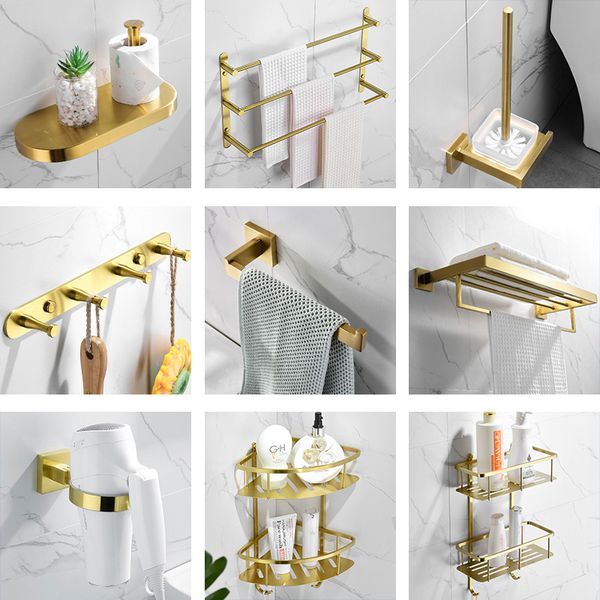 2021 new gold-plated accessories on the wall towel basket set of square irons brushed gold bathroom product gvgd
2021 new gold-plated accessories on the wall towel basket set of square irons brushed gold bathroom product gvgd