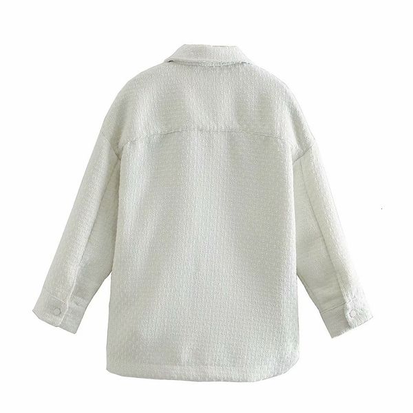 new 2021 spring grain women loose coat turn collar button down jacket female outwear n198, White
new 2021 spring grain women loose coat turn collar button down jacket female outwear n198, White