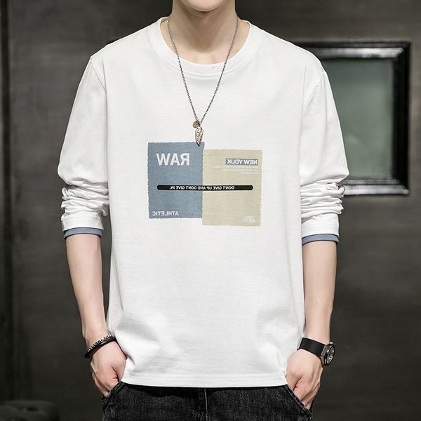men's long sweater sved spring and autumn casual loose inner t-shirt bottomed shirt fashion cloth, Black
men's long sweater sved spring and autumn casual loose inner t-shirt bottomed shirt fashion cloth, Black