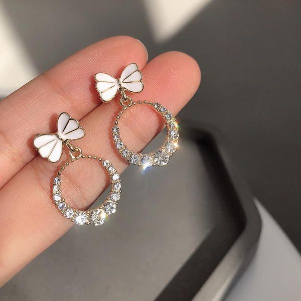 dangle & chandelier 2021 bowknot rhinestone drop earrings female high-end sense hollow personality temperament simple all-match earring, Silver
dangle & chandelier 2021 bowknot rhinestone drop earrings female high-end sense hollow personality temperament simple all-match earring, Silver