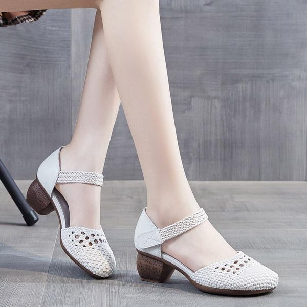 women leather sandals white embroidery high heels women summer shoes for handmade genuine leather sandals 2021, Black
women leather sandals white embroidery high heels women summer shoes for handmade genuine leather sandals 2021, Black