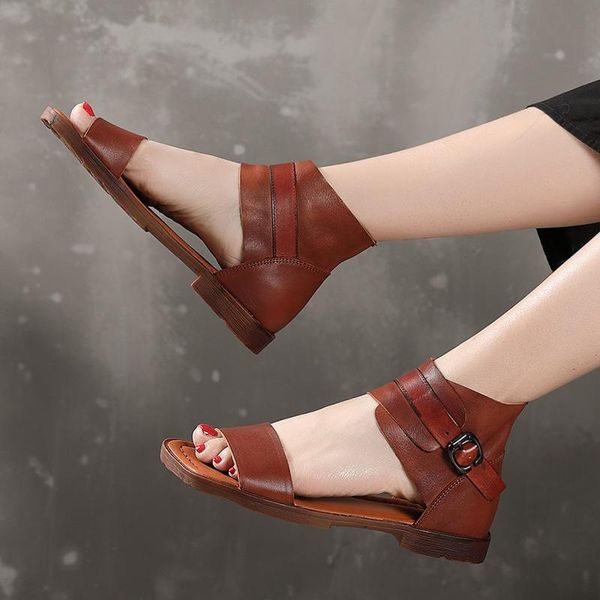sandals women leather soft low heels summer shoes for black genuine ladies fish mouth ankle strap shoe2021
sandals women leather soft low heels summer shoes for black genuine ladies fish mouth ankle strap shoe2021
