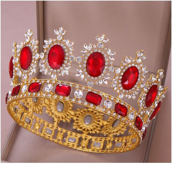 luxury red crystal rhinestone big bridal crown wedding tiaras and crowns for bridal diadem pageant hair jewelry acc jllwbp, Silver
luxury red crystal rhinestone big bridal crown wedding tiaras and crowns for bridal diadem pageant hair jewelry acc jllwbp, Silver