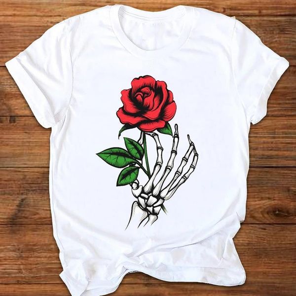 women graphic skull floral flower fall autumn halloween printing print clothes lady tees female t shirt womens t-shirt, White
women graphic skull floral flower fall autumn halloween printing print clothes lady tees female t shirt womens t-shirt, White