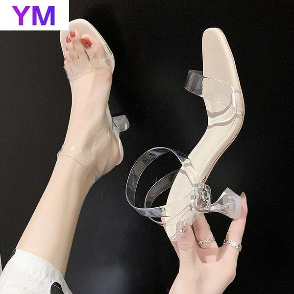 sandals summer high heels woman shoes ladies footwear party transparency pvc buckle strap zapatilla mujer, Black
sandals summer high heels woman shoes ladies footwear party transparency pvc buckle strap zapatilla mujer, Black