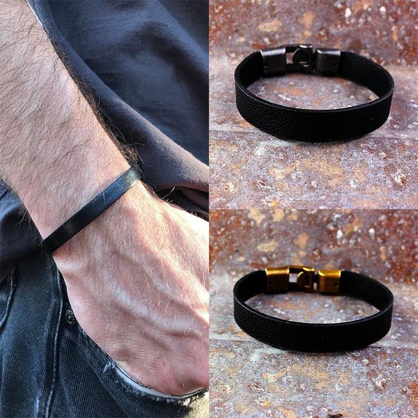 charm bracelets men bracelet vintage black/brown leather hook wristband bangles male jewelry, Golden;silver
charm bracelets men bracelet vintage black/brown leather hook wristband bangles male jewelry, Golden;silver