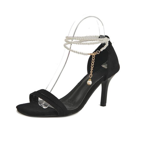 dress shoes women gladiator sandals pearls string high heels summer party buckles pumps, Black
dress shoes women gladiator sandals pearls string high heels summer party buckles pumps, Black