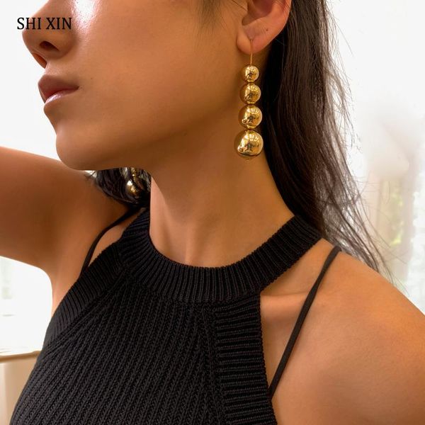 dangle & chandelier shixin goth pearl/ccb material long earrings for women wedding unusual drop fashion jewelry 2021 trend gifts, Silver
dangle & chandelier shixin goth pearl/ccb material long earrings for women wedding unusual drop fashion jewelry 2021 trend gifts, Silver