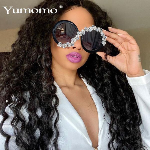 sunglasses exaggerated round for women large diamond mirror personality punk female oversize frame eyewear rhinestone uv400, White;black
sunglasses exaggerated round for women large diamond mirror personality punk female oversize frame eyewear rhinestone uv400, White;black