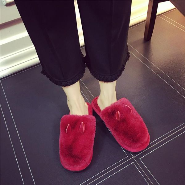slippers fashion fur classic warm short plush home shoes woman basic non-slip pink indoor women winter 2021 dbt1113, Black
slippers fashion fur classic warm short plush home shoes woman basic non-slip pink indoor women winter 2021 dbt1113, Black