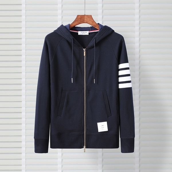 new men's leisure sports street fashion slim tb comfortable breathable tom coat, Black
new men's leisure sports street fashion slim tb comfortable breathable tom coat, Black