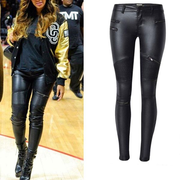 women's leggings 3xl women hip push up pu leather pants female black stretch jegging 2021 casual skinny pencil
women's leggings 3xl women hip push up pu leather pants female black stretch jegging 2021 casual skinny pencil