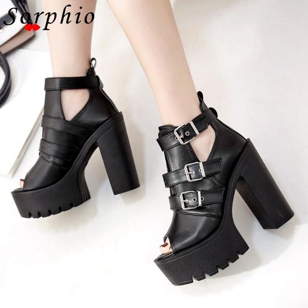 sandals sorphio female elegant dress summer women shoes solid buckle peep toe platform high h eel, Black
sandals sorphio female elegant dress summer women shoes solid buckle peep toe platform high h eel, Black