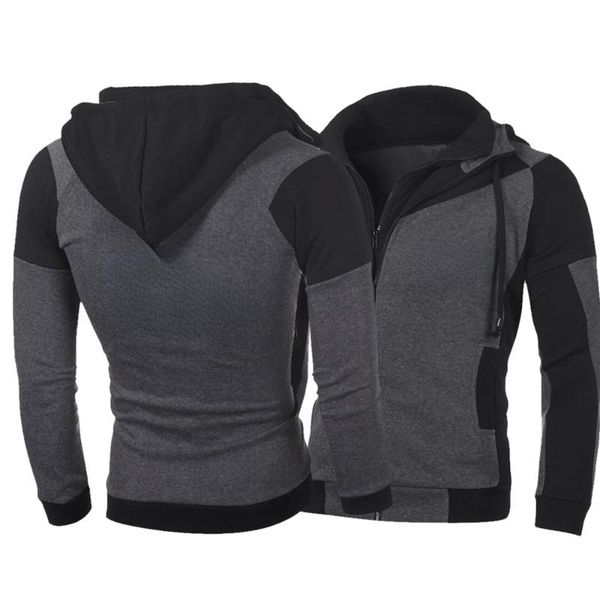 men's hoodies & sweatshirts long-sleeved hooded jacket, patchwork casual style, 2021, Black
men's hoodies & sweatshirts long-sleeved hooded jacket, patchwork casual style, 2021, Black