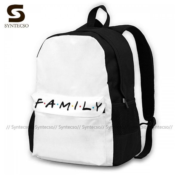 friends tv backpacks runner large sweet backpack polyester jogging bags