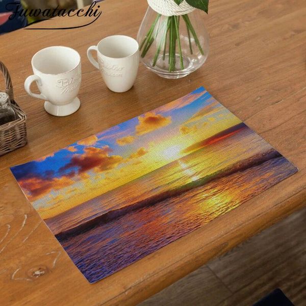 mats & pads fuwatacchi landscape scenery table mat colorful printing polyester cotton placemat kitchen decoration dining
mats & pads fuwatacchi landscape scenery table mat colorful printing polyester cotton placemat kitchen decoration dining