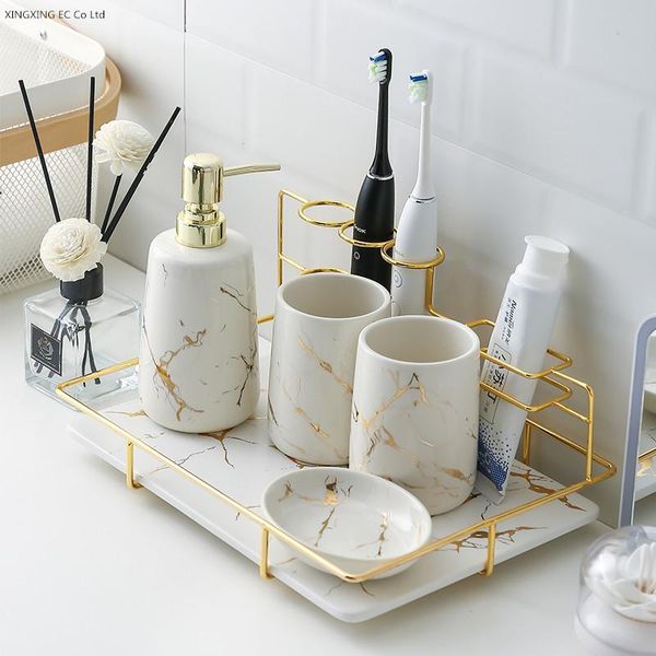 bath accessory set ceramic bathroom kit, mouthwash cup, lotion bottle, toothbrush cup holder, creative accessories, decoration
bath accessory set ceramic bathroom kit, mouthwash cup, lotion bottle, toothbrush cup holder, creative accessories, decoration