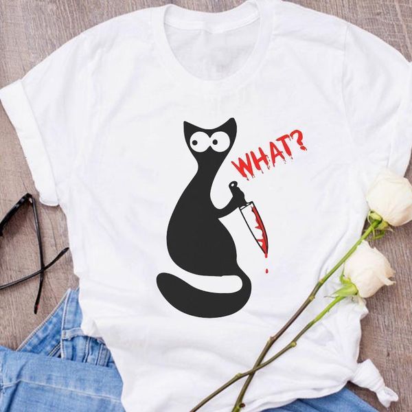 women graphic cat funny kawaii cute 90s cartoon autumn fall halloween clothes lady tees female t shirt womens t-shirt, White
women graphic cat funny kawaii cute 90s cartoon autumn fall halloween clothes lady tees female t shirt womens t-shirt, White